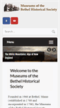 Mobile Screenshot of bethelhistorical.org